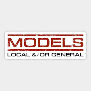 Models Band Australia Sticker